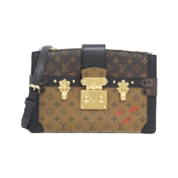 Túi xách vai Louis Vuitton Monogram Reverse Trunk Clutch M43596