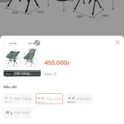 Ghế Cắm Trại du lịch dã ngoại Câu Cá Gấp Gọn Chịu Lực Đến 130kg Phù Hợp Đi Phượt 1031887