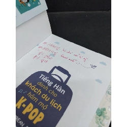Tiếng hàn dành cho khách du lịch hâm mộ K-POP mới 80% trang bìa có chữ 2019 HCM0612 Ahn Yongjun HỌC NGOẠI NGỮ 918806