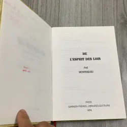 Bàn về tinh thần pháp luật - montesquieu. 7a3 783487