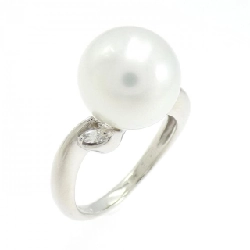 Nhẫn ngọc trai trắng PT900 11.6mm - Hàng hiệu Authentic