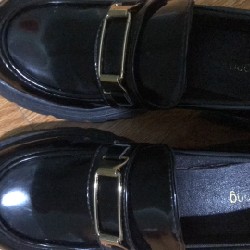 Giày da bóng nữ đế 3 phân size 39 12765