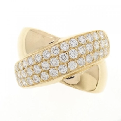 Nhẫn kim cương Pavé K18YG 1.00CT 668992