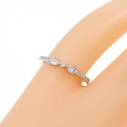 Nhẫn hồng ngọc kim cương K18WG 0.15CT 670507