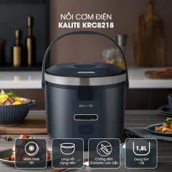 Nồi cơm điện KALITE KRC8218 đa chức năng nấu 1,8L 585915