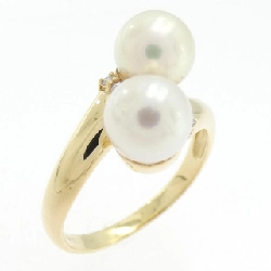 Nhẫn ngọc trai Akoya K18YG