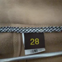 Quần beggi dạ màu vàng da 740024