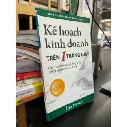 Kế hoạch kinh doanh trên 1 trang giấy - Jim Horan