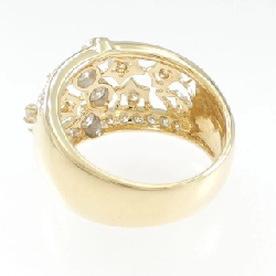 Nhẫn kim cương K18YG 0.87CT 671552