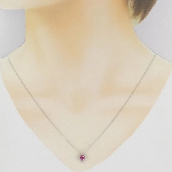 K18WG Dây chuyền Ruby 0.50CT - Hàng hiệu Chính hãng 861650