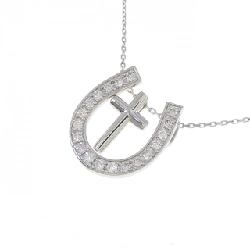 PT900/PT850 2WAY Móng ngựa × Đan chéo Dây chuyền kim cương 0.20CT - Hàng hiệu Chính hãng 867551