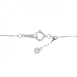 Dây chuyền kim cương hoa PT900/PT850 0.18CT - Hàng hiệu Authentic 862821