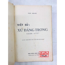 Việt sử xứ đàng trong - Phan Khoang ( sách đóng bìa ) 127702