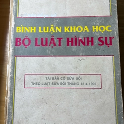 [luật] Bình luận khoa học Bộ luật hình sự 1985