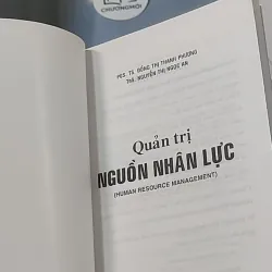Quản trị nguồn nhân lực - PGS TS Đồng Thị Thanh Phương 688536