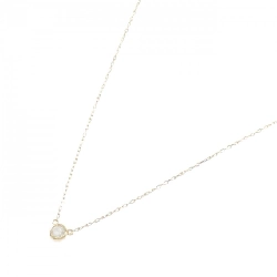 K18YG Solitaire Dây chuyền kim cương 0.085CT - Hàng hiệu Chính hãng 858209