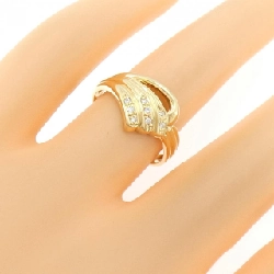 Nhẫn kim cương K18YG 0.05CT 667194