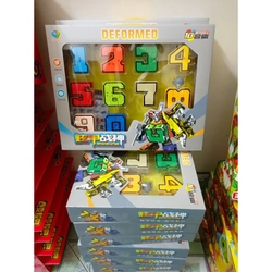 Đồ Chơi Lắp Ghép Robot Từ Các Chữ Số Deformed letters 788-74