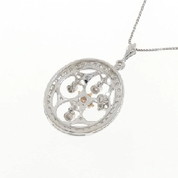 K18WG/K18YG Hoa hồng kim cương dây chuyền 0.15CT - Hàng hiệu Authentic 858329