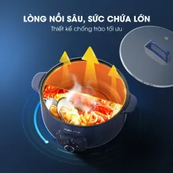 🍲 Nồi Lẩu Điện Kalite KL568 – Dung Tích 6L, Công Suất 2000W, Nấu Cực Nhanh! ⚡ 595785