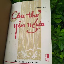 Câu thơ yên ngựa tiểu thuyết lịch sử của Hoàng Yến 999660