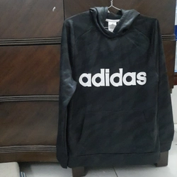 Áo hoodie adidas màu đen size XL. Made in Thailand 224260