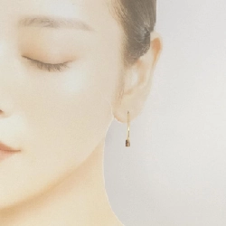 K18YG Garnet Bông tai - Hàng hiệu Chính hãng 876784