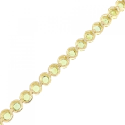 K18YG Peridot Bracelet 3.24CT - Hàng hiệu Authentic 873653