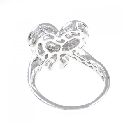 Nhẫn kim cương Pavé K18WG 0.70CT 671124