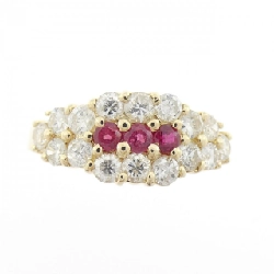 Nhẫn ruby K14YG 668182