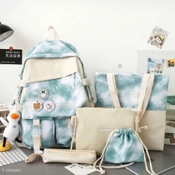 🎒 SET BALO 5 MÓN DỄ THƯƠNG  – SIÊU XỊN CHO HỌC SINH, SINH VIÊN, DÂN VĂN PHÒNG  503203
