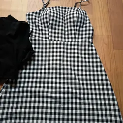 Set váy caro đen size S 689777