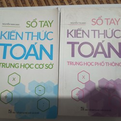 Combo 2q Sổ tay kiến thức Toán THCS và Sổ tay kiến thức Toán THPT 179938