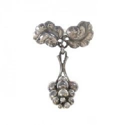 Brooch Nho Ánh Trăng George Jensen - Hàng hiệu Authentic