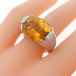 Nhẫn Citrine K18WG 10.40CT - Hàng hiệu Chính hãng 853491