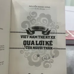 VIỆT NAM THẾ KỶ XX QUA LỜI KỂ CỦA NGƯỜI THÂN - NGUYỄN MẠNH HÙNG 731152