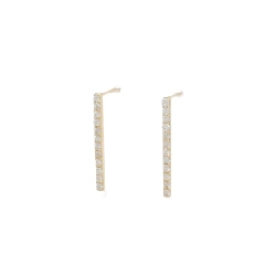 Bông tai kim cương K18YG 0.40CT - Hàng hiệu Chính hãng 867845