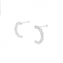 Bông tai kim cương 18KWG/K18WG - Hàng hiệu Authentic 868286