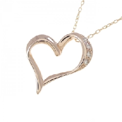K10PG Dây chuyền kim cương hình trái tim - Hàng hiệu Chính hãng 857736
