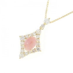 K18YG Ngọc trai Conch Dây chuyền 1.40CT - Hàng hiệu Chính hãng 857020