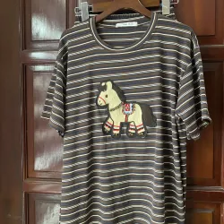 A38. Set bộ nâu ngựa đính đá