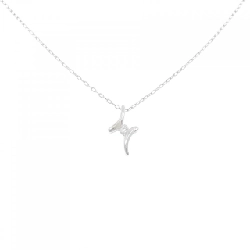 K18WG Dây chuyền kim cương 0.050CT - Hàng hiệu Authentic