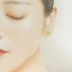 K18YG Peridot Bông tai - Hàng hiệu Chính hãng 869899
