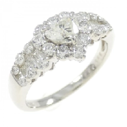 Nhẫn kim cương PT hình trái tim 0.33CT - Hàng hiệu Authentic