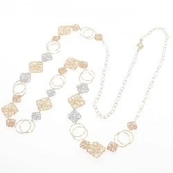 K18 Ba màu - Dây chuyền hàng hiệu chính hãng 866200