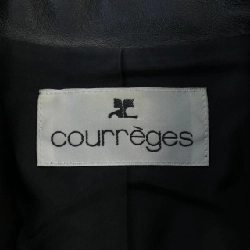 【Mã giảm giá】Áo khoác da Courreges 642852