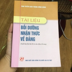 TÀI LIỆU BỒI DƯỠNG NHẬN THỨC VỀ ĐẢNG