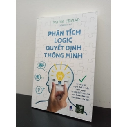 (TẶNG BOOKMARK) Phân Tích Logic Quyết Định Thông Minh Patrik Edblad New 100% RBK.ASB2703