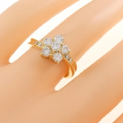 Nhẫn kim cương hoa K18YG 0.66CT - Hàng hiệu chính hãng 856222