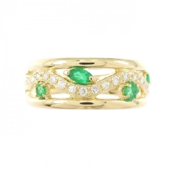 Nhẫn Ngọc Lục Bảo K18YG 0.20CT - Hàng hiệu Chính hãng 855855